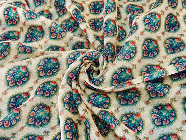 Multicolor_Motif_Floral_Digital_Printed_Beige_Soft_Chanderi_Cotton_Fabric_(Price_Per_Meter)