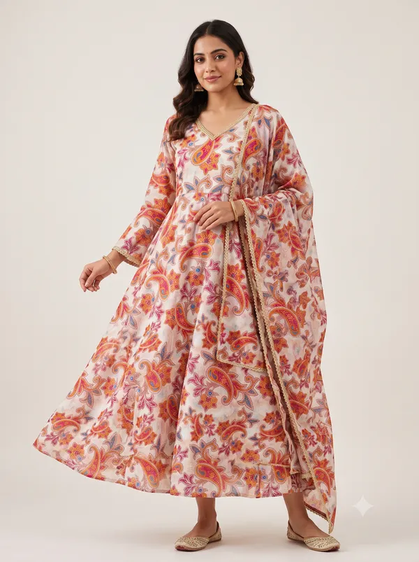Multicolor_Paisley_Digital_Printed_White_Soft_Chanderi_Cotton_Fabric_(Price_Per_Meter)