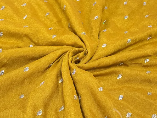 Mustard_Yellow_Floral_Butti_Embroidered_Premium_Vichitra_Silk_Fabric_(Price_Per_Meter)