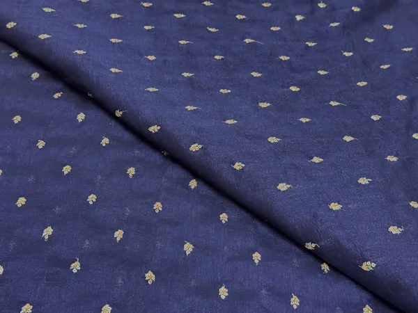 Navy_Blue_Floral_Butti_Embroidered_Premium_Vichitra_Silk_Fabric_(Price_Per_Meter)