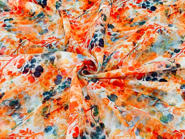 Orange_Floral_Digital_Printed_Soft_Chanderi_Cotton_Fabric_(Price_Per_Meter)