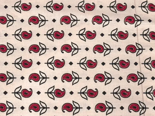 Red_Floral_Printed_Light_Peach_Cotton_Fabric_(Price_Per_Meter)