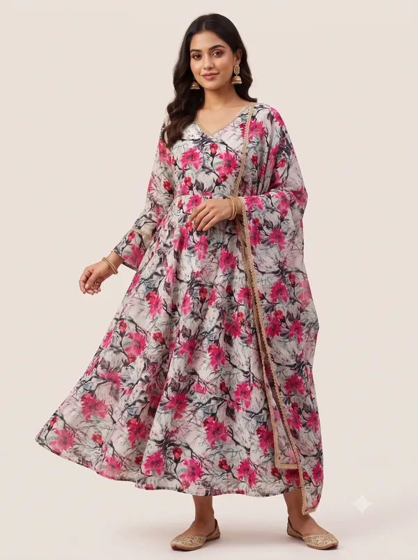 Pink_Floral_Digital_Printed_White_Soft_Chanderi_Cotton_Fabric_(Price_Per_Meter)
