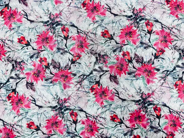 Pink_Floral_Digital_Printed_White_Soft_Chanderi_Cotton_Fabric_(Price_Per_Meter)
