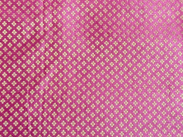 Pink_Petal_Checks_Semi_Banarasi_Brocade_Fabric_(Price_Per_Meter)