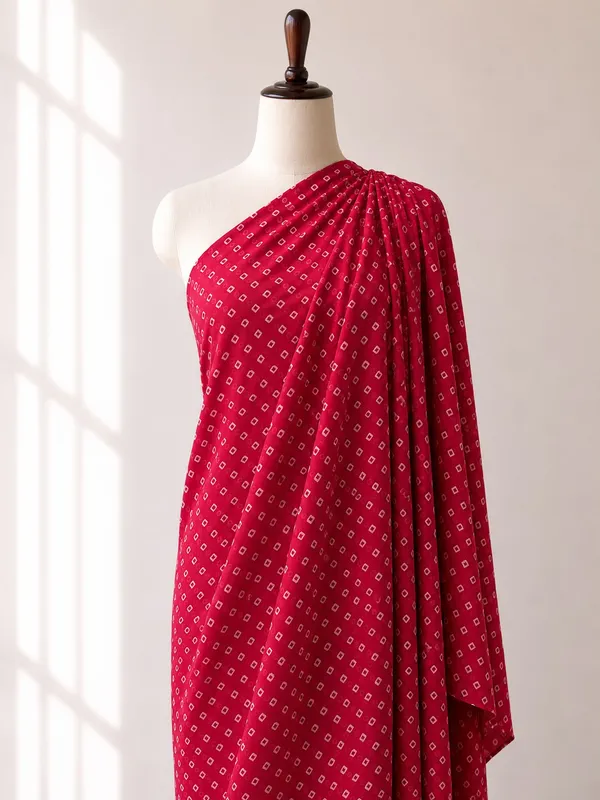 Red_Bandhani_Printed_Soft_Georgette_Fabric_(Price_Per_Meter)