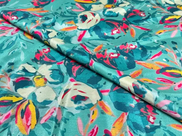 Teal_Floral_Printed_Soft_Chinon_Fabric_(Price_Per_Meter)