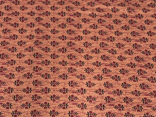 Multicolor_Floral_Printed_Brown_Cotton_Fabric