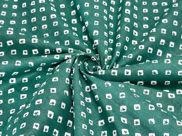 Bottle_Green_Bandhani_Printed_Cotton_Fabric_(Price_Per_Meter)