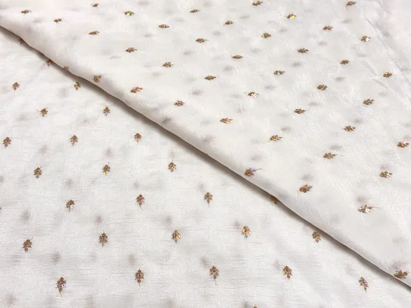 White_Floral_Butti_Embroidered_Premium_Vichitra_Silk_Fabric_(Price_Per_Meter)
