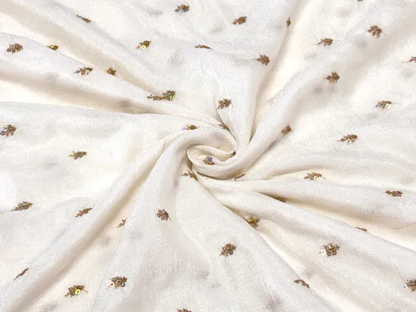White_Floral_Butti_Embroidered_Premium_Vichitra_Silk_Fabric_(Price_Per_Meter)