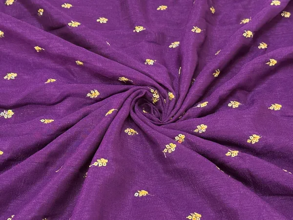 Wine_Floral_Butti_Embroidered_Premium_Vichitra_Silk_Fabric_(Price_Per_Meter)