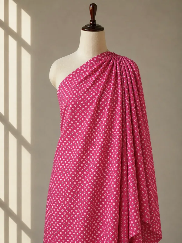 Pink_Bandhani_Printed_Cotton_Fabric_(Price_Per_Meter)