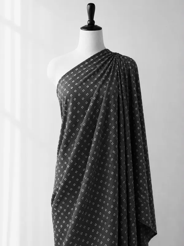 Black_Bandhani_Printed_Soft_Georgette_Fabric_(Price_Per_Meter)