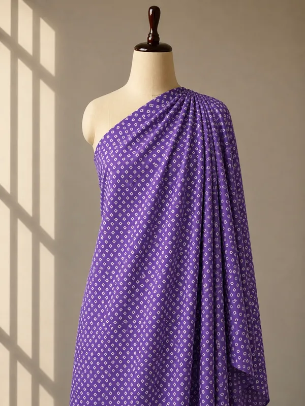 Royal_Purple_Bandhani_Printed_Cotton_Fabric_(Price_Per_Meter)