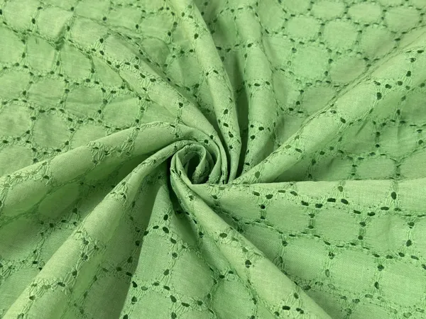Pista_Green_Embroidered_Hakoba_Cotton_Fabric_(Price_Per_Meter)