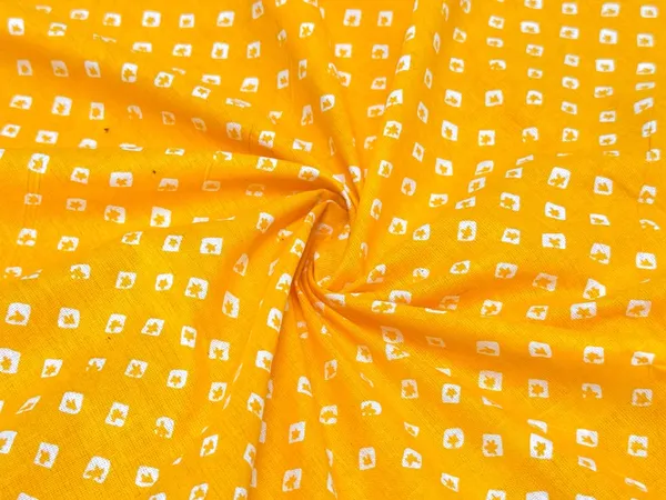 Orange_Yellow_Bandhani_Printed_Cotton_Fabric_(Price_Per_Meter)