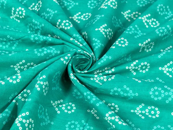 Turquoise_Green_Floral_Printed_Cotton_Fabric_(Price_Per_Meter)