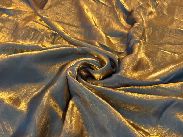 Blue_&_Gold_Two_Tone_Plain_Soft_Fendi_Silk_Fabric_(Price_Per_Meter)