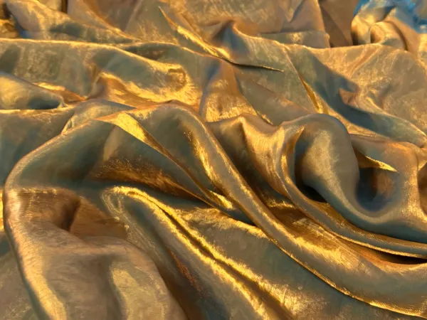 Blue_&_Gold_Two_Tone_Plain_Soft_Fendi_Silk_Fabric_(Price_Per_Meter)