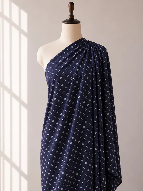 Navy_Blue_Bandhani_Printed_Soft_Georgette_Fabric_(Price_Per_Meter)