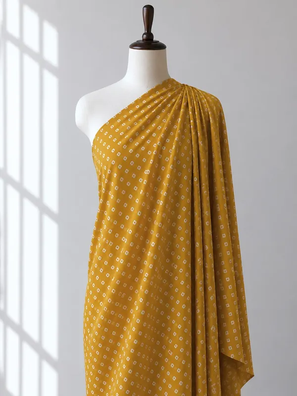 Mustard_Bandhani_Printed_Soft_Georgette_Fabric_(Price_Per_Meter)