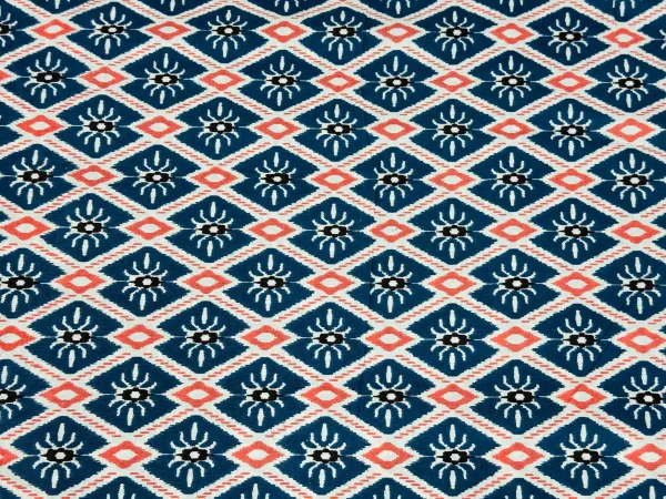 Blue_&_Pink_Traditional_Ikat_Printed_Cotton_Fabric_(Price_Per_Meter)