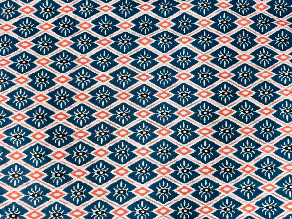 Blue_&_Pink_Traditional_Ikat_Printed_Cotton_Fabric_(Price_Per_Meter)