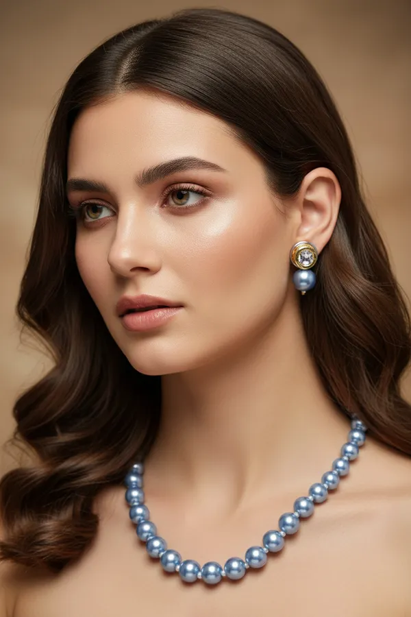 Blue_Pearl_With_Golden_Earrings