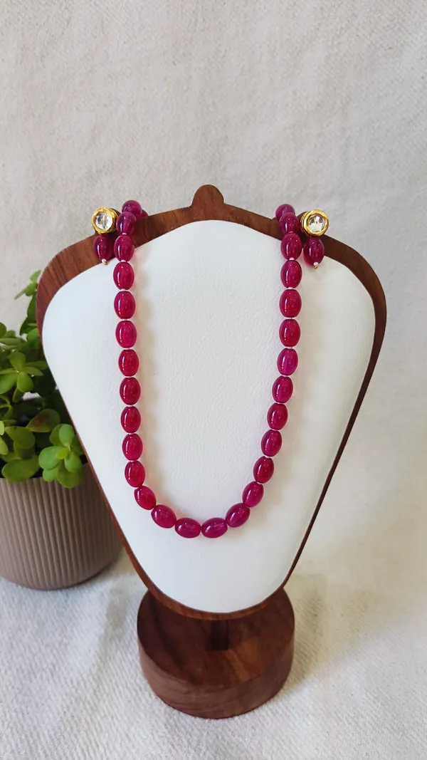 Bold_Maroon_Bead_Necklace_&_Earring_Set