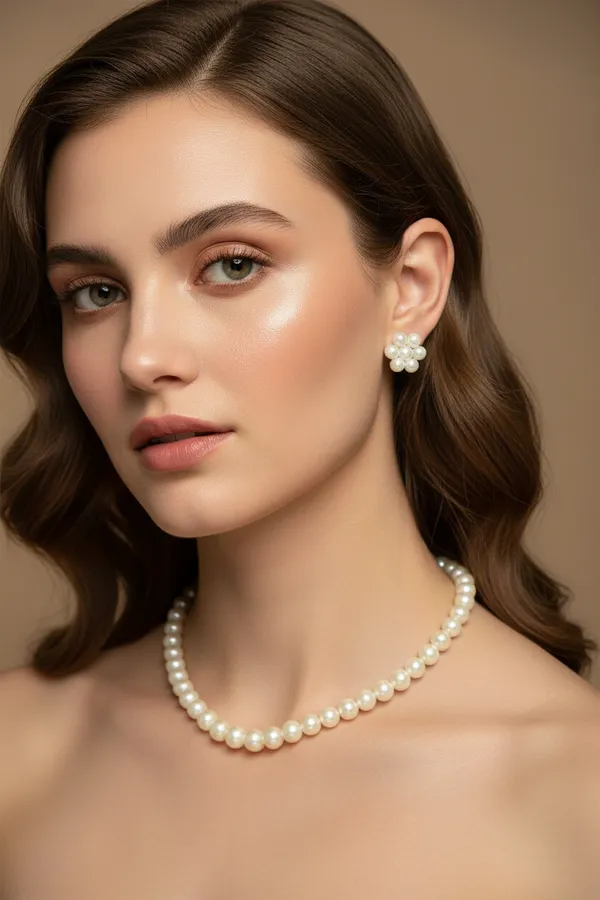 Classic_Pearl_Necklace_And_Earring_Set