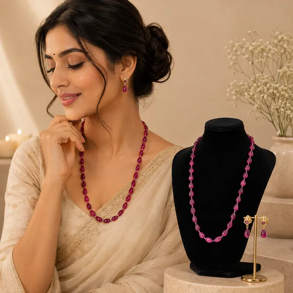 Bold_Maroon_Bead_Necklace_&_Earring_Set