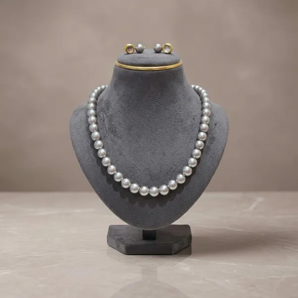 Grey_Shade_Pearl_Necklace_&_Earrings_Set
