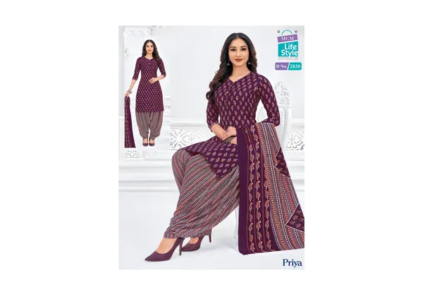 Purple_Pure_Cotton_Patiala_Suit_Set_For_Women