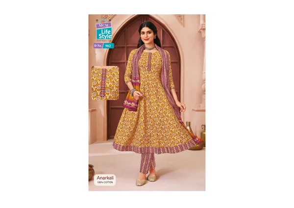 Yellow_Pure_Cotton_Kurti_Set_With_Dupatta_For_Women