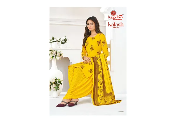 Yellow_Pure_Cotton_Kurti_Set_With_Dupatta_For_Women