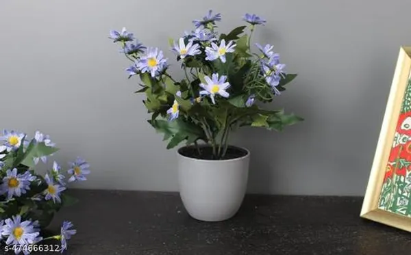 Blue_Artificial_Daisy_Flower_Plant_With_Plastic_Pot_For_Home_Decor_Table_Top_Bathrooms_And_Kitchen_Height_1_Foot