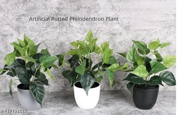 Natural_Artificial_Philodendron_Plant_For_Home_Decor_Heigh_1_Foot
