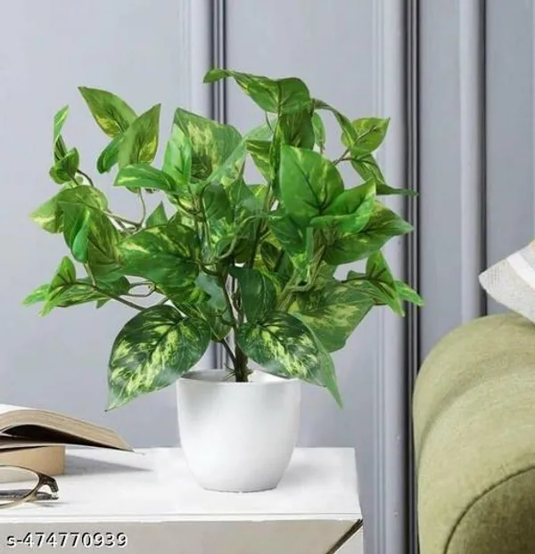 Green_Artificial_Money_Plant_With_Pot_For_Home_Decor