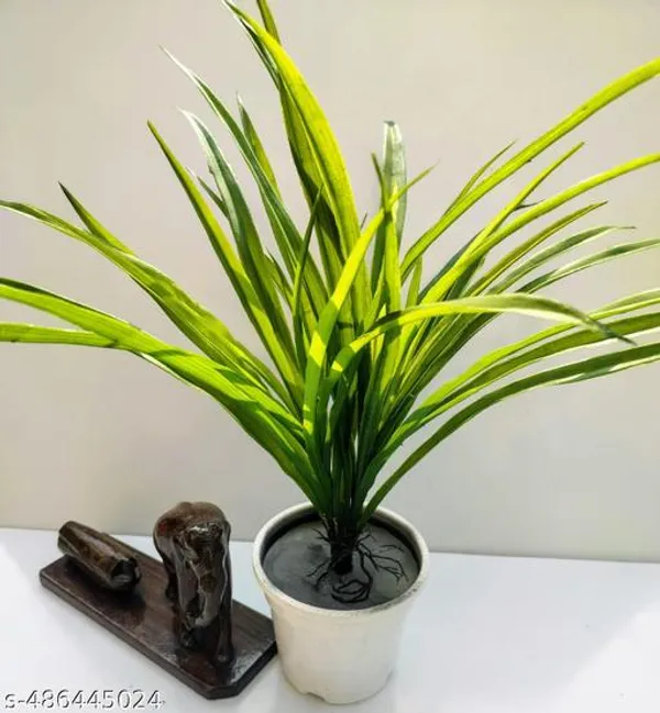 Green_Artificial_Yuka_Plant_For_Home_Decor_Height_40_Cm_With_Pot