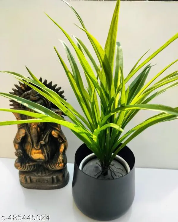 Green_Artificial_Yuka_Plant_For_Home_Decor_Height_40_Cm_With_Pot