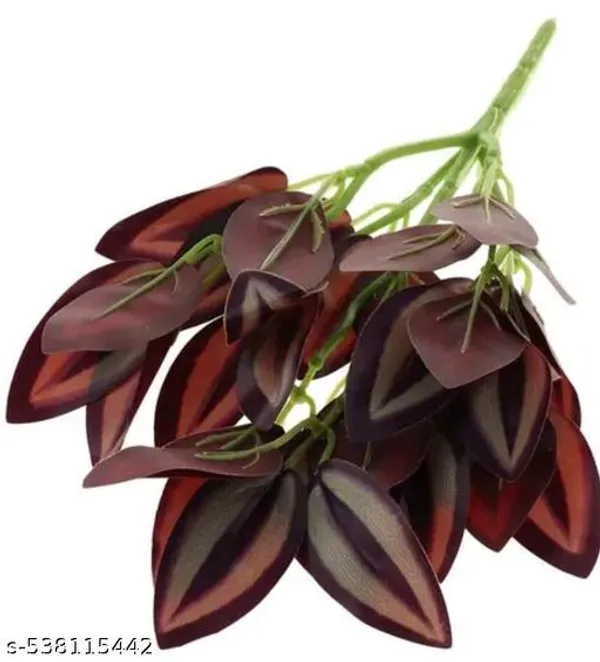 Purple_Artificial_Leaves_Bush_With_Out_Pot_Height_30_Cm