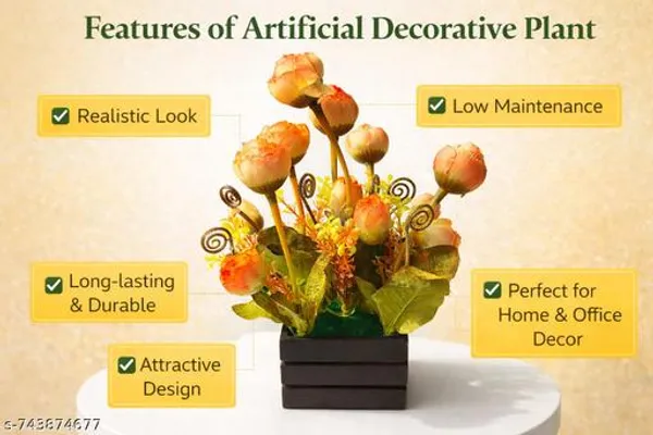 Yellow_Artificial_Flower_Arrangement_With_Fabric_Flowers