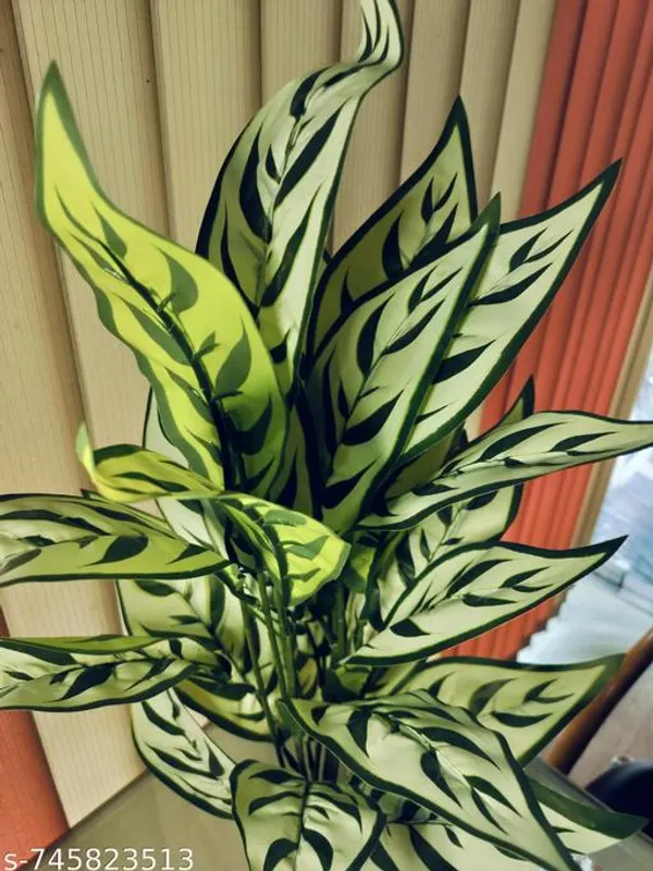 Green_Artificial_Plant_With_26_Leaves_Height_1_5_Feet_For_Home_Decor_Table_Top_Etc_Without_Pot