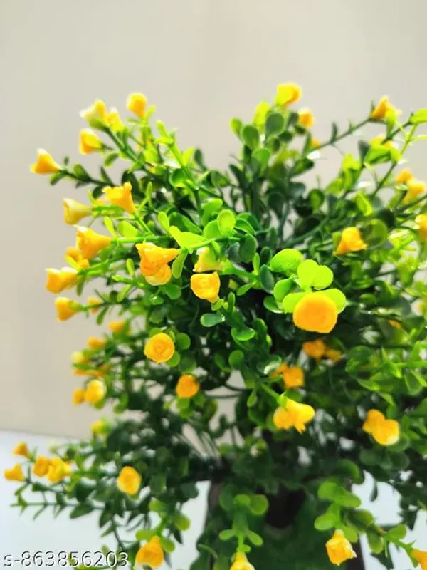 Yellow_Artificial_Plant_Bush_With_Yellow_Buds_In_Wooden_Pot_For_Office_Bathrooms_Home_Decor