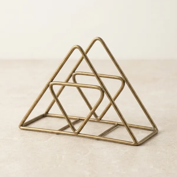 Triangular_Metal_Wire_Desk_Organizer_Gold_And_Brass_Finish