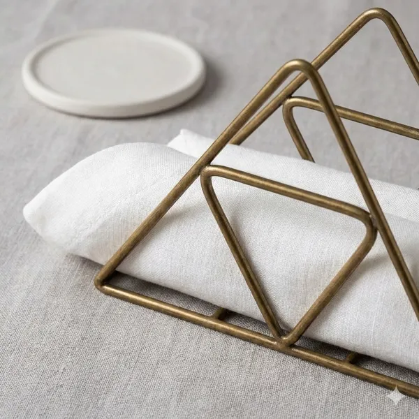 Triangular_Metal_Wire_Desk_Organizer_Gold_And_Brass_Finish
