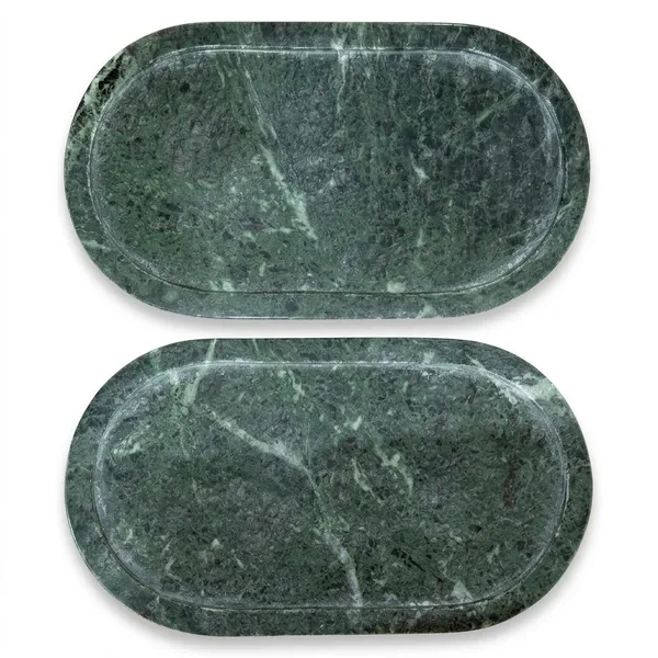 Green_Marble_Oval_Serving_Tray