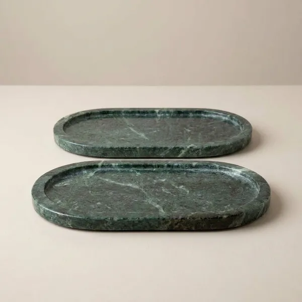 Green_Marble_Oval_Serving_Tray