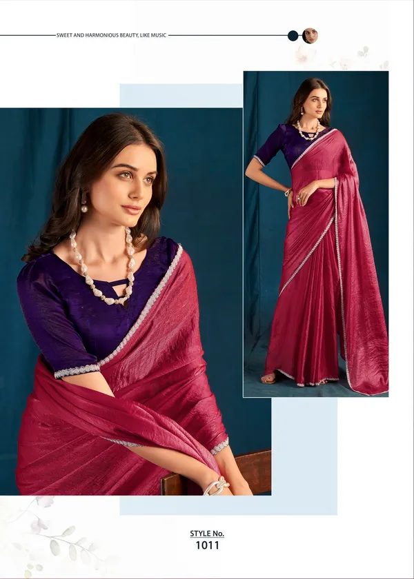 Rani_Pink_Satin_Silk_Saree_For_Women